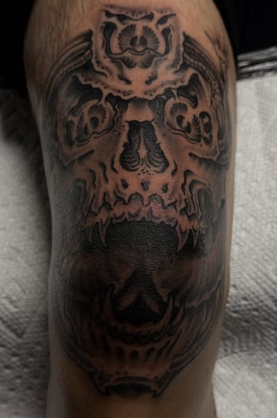 Deuce tattoo work 2